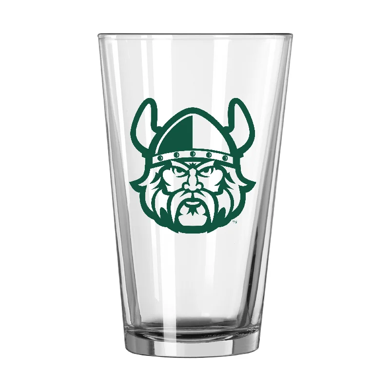 Custom Team Mugs With Mascots-Cleveland State 16oz Gameday Pint Glass