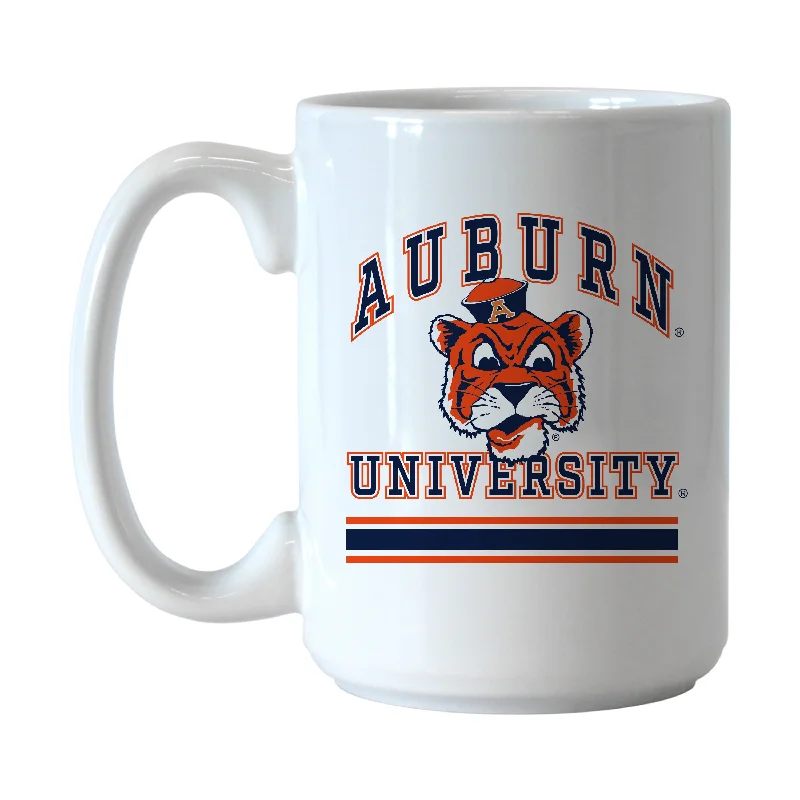 Team Mugs With Motivational Designs-Auburn Vault 15oz Archway Sublimated Mug