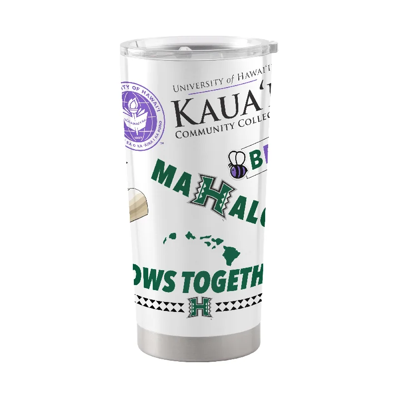 Custom Team Mugs For Weddings-Hawaii - Kaua'i 20oz Native Stainless Tumbler