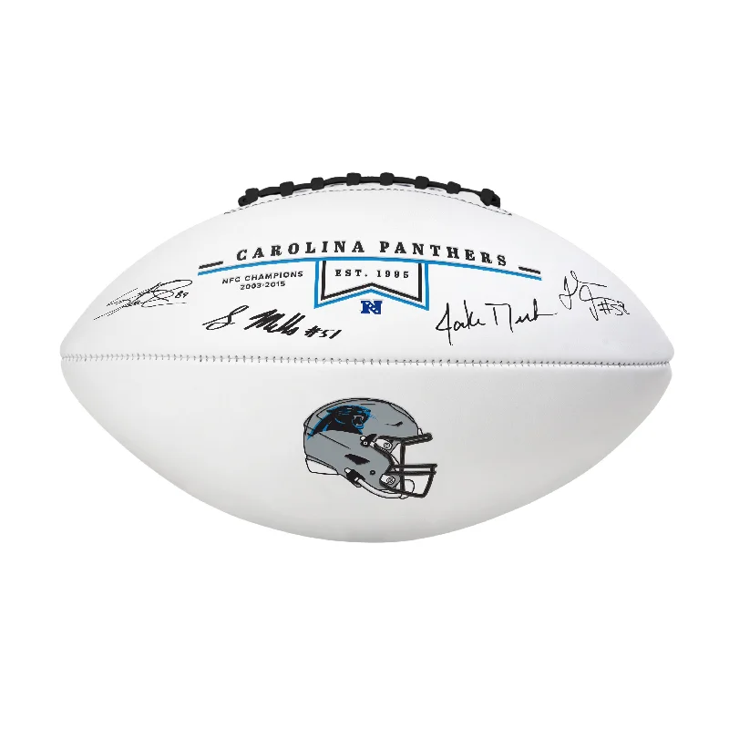 Large Rugby Balls For Practice-Carolina Panthers Autograph Signature Football