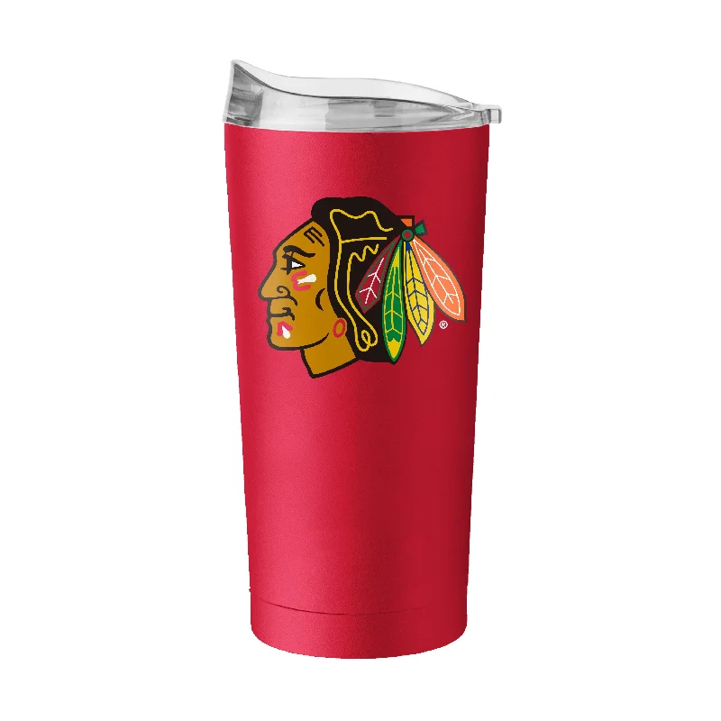 Team Mugs For Fundraising-Chicago Blackhawks 20oz Flipside Powder Coat Tumbler