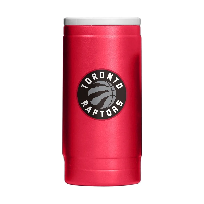 Unique Custom Team Mugs-Toronto Raptors 12oz Flipside Powder Coat Slim Can Coolie