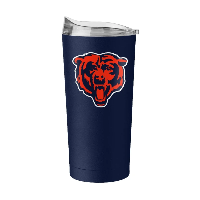 Team Mugs With Logo Prints-Chicago Bears 20oz Flipside Powder Coat Tumbler