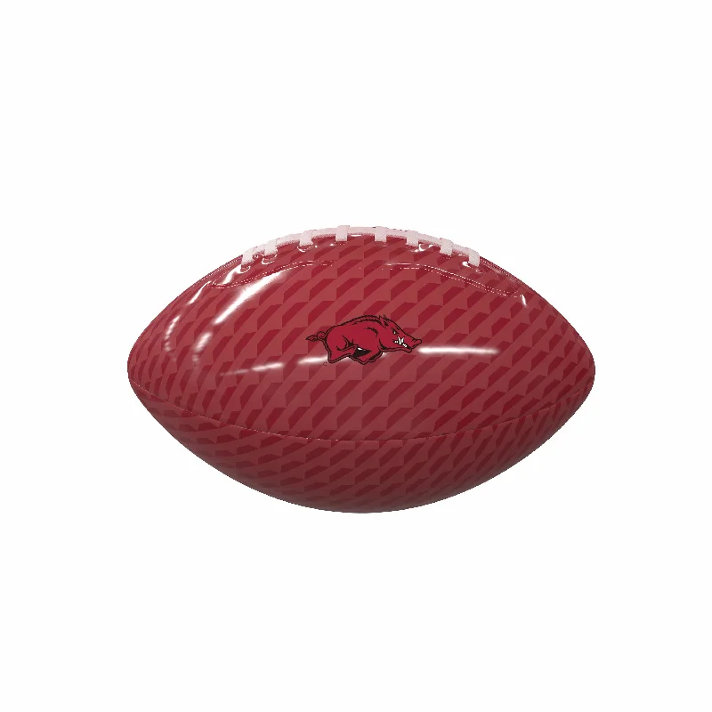 Soft Grip Rugby Balls For Beginners-Arkansas Carbon Fiber Mini Size Glossy Football