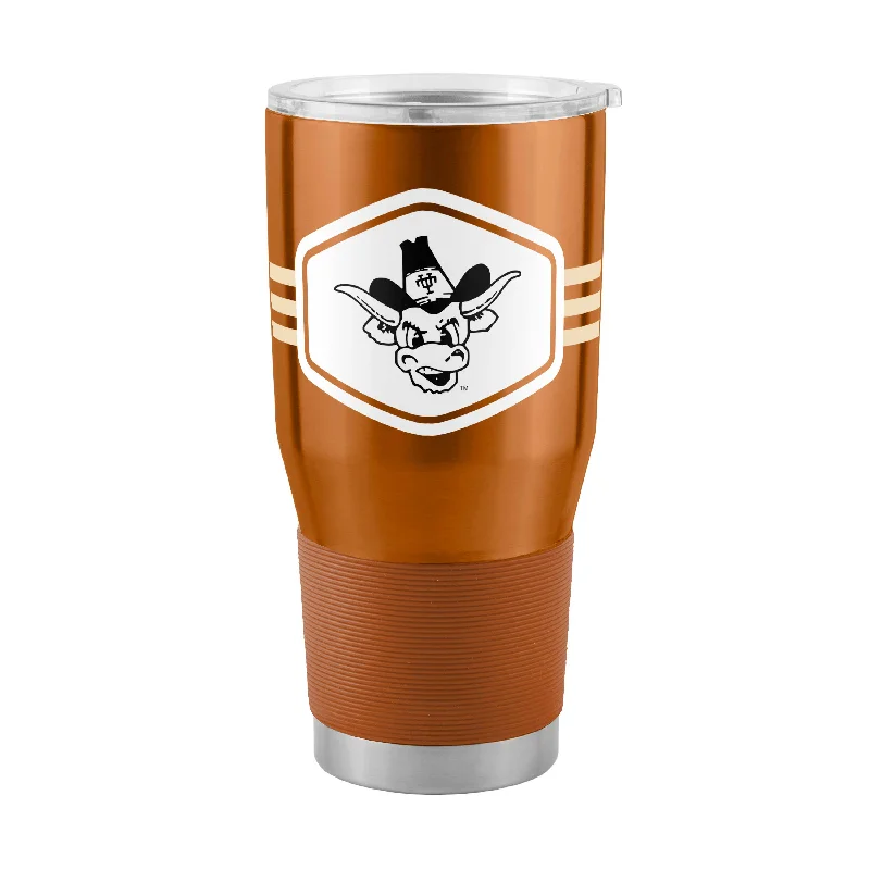 Team Mugs For Group Holidays-Texas 30oz Varsity Stainless Steel Tumbler