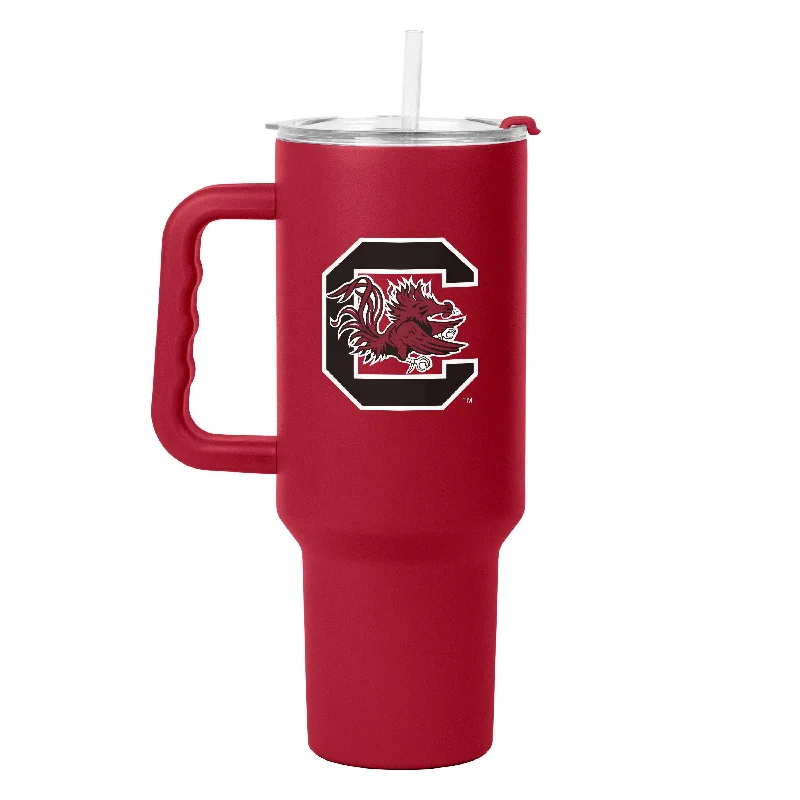 Team Mugs For Club Members-South Carolina 40oz Flipside Powder Coat Tumbler