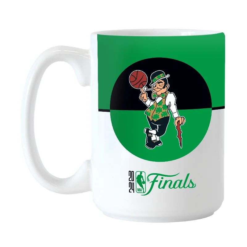 Special Edition Team Mugs-Boston Celtics 15oz 2024 NBA Finals Champions Wrap Sublimated Mug