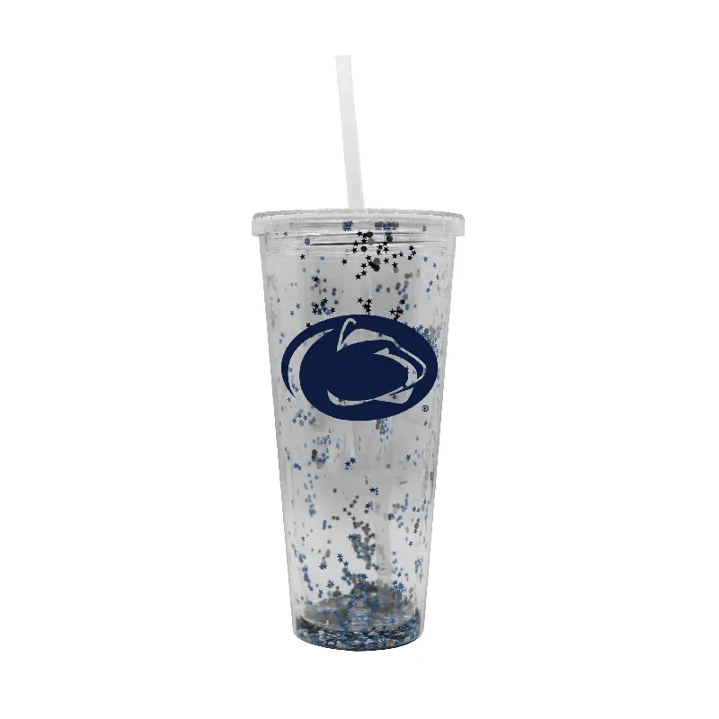 Personalized Team Mugs With Team Spirit-Penn State 24oz Confetti Tumbler