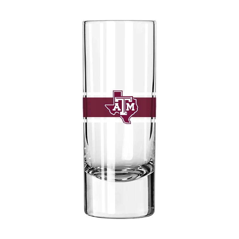 Custom Team Mugs With Group Names-Texas A&M 2.5oz Stripe Shooter