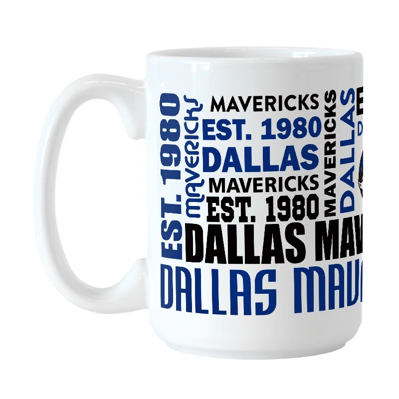 Team Mugs For Team Reunion-Dallas Mavericks 15oz Spirit Sublimated Mug