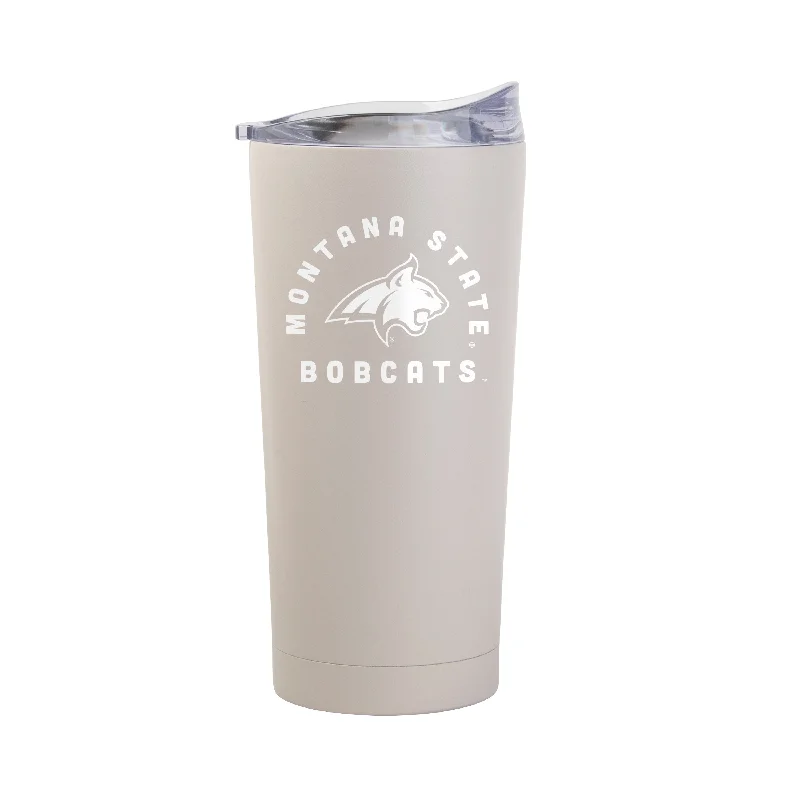 Custom Team Mugs With Fun Quotes-Montana State 20oz Archway Powder Coat Tumbler