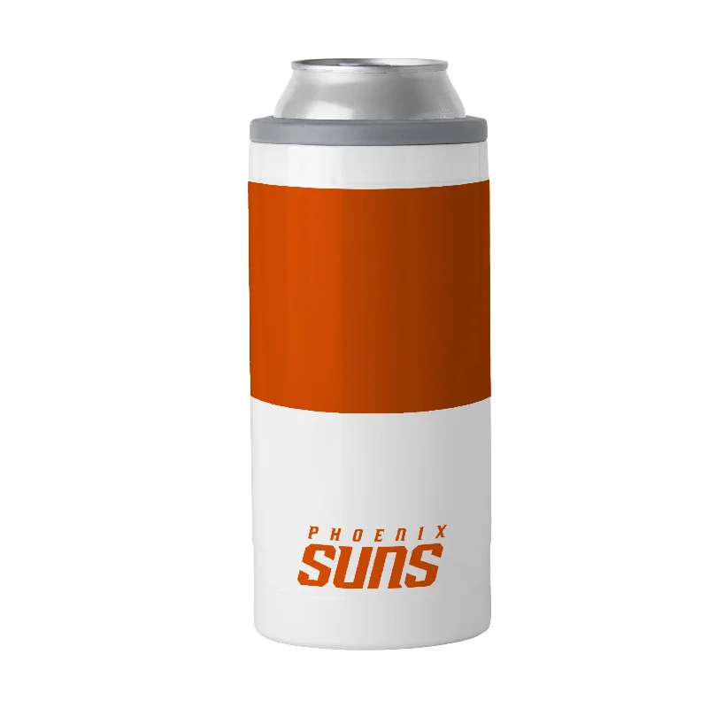 High-Quality Custom Team Mugs-Phoenix Suns 12oz Colorblock Slim Can Coolie