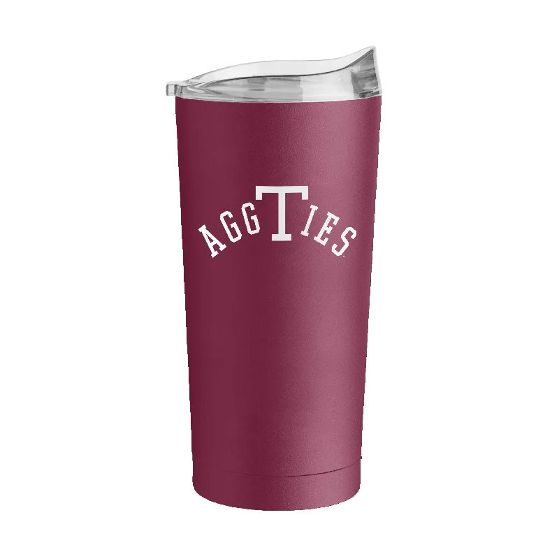 Team Mugs For Group Celebrations-Texas A&M Vault 20oz Flipside Powder Coat Tumbler