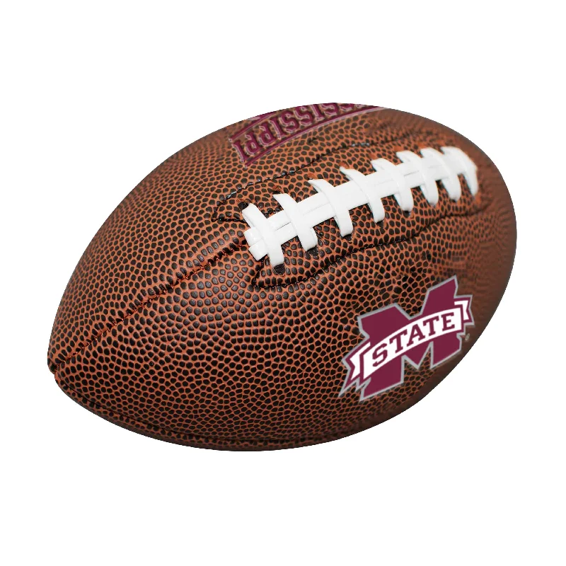 Rugby Balls For Beginners-Mississippi State Mini Size Composite Football