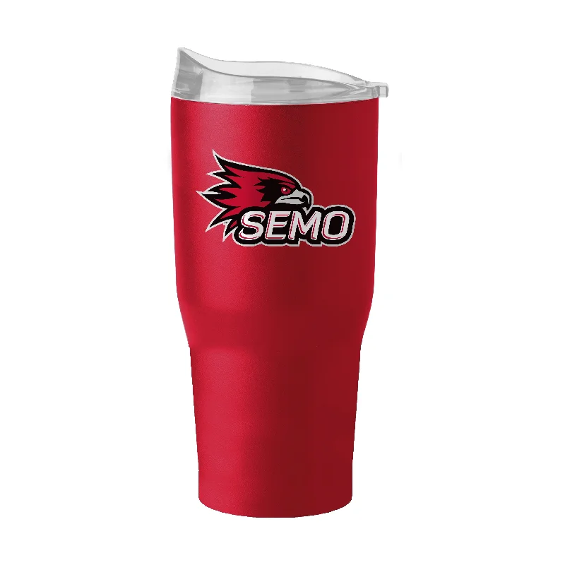 Custom Team Mugs For Events-Austin Peay State 20oz Flipside Powder Coat Tumbler