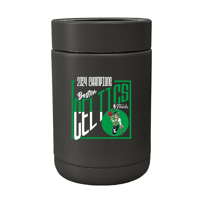 Team Mugs With Custom Patterns-Boston Celtics 2024 NBA Finals Champions Powder Coat Coolie