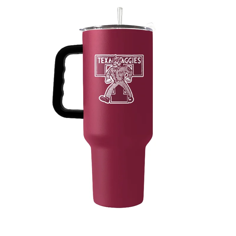 Team Mugs For Team Leaders-Texas A&M 40oz Flipside Powder Coat Tumbler