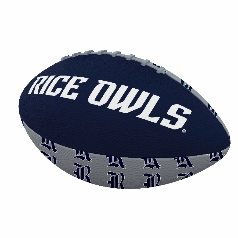 Rugby Balls For Team Drills-Rice Mini Size Rubber Footballl