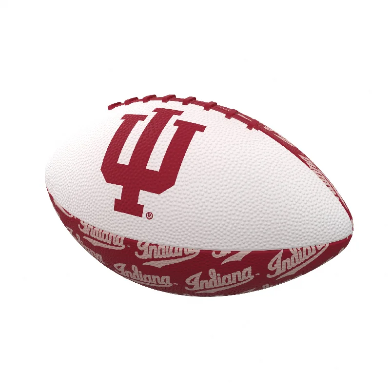 Youth-Friendly Rugby Balls-Indiana Repeating Mini-Size Rubber Football