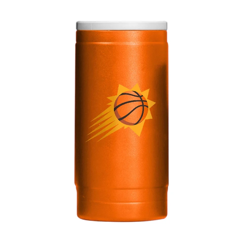 Team Mugs For Employee Recognition-Phoenix Suns 12oz Flipside Powder Coat Slim Can Coolie