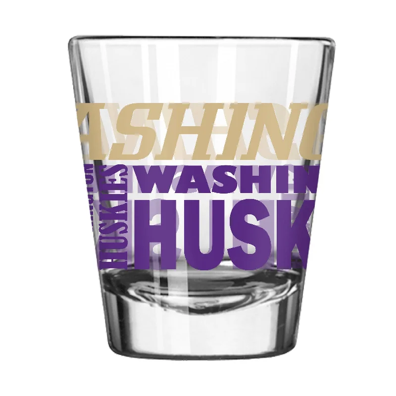 Team Mugs With Pictures And Names-Washington 2oz Spirit Shot Glass