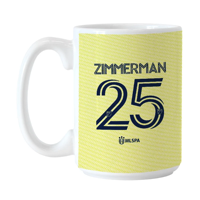 Special Edition Team Mugs-Nashville SC Walker Zimmerman 15oz Sublimated Mug