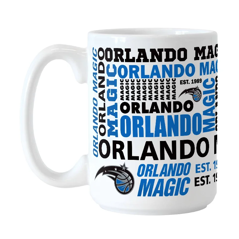 Sports Event Team Mugs-Orlando Magic 15oz Spirit Sublimated Mug