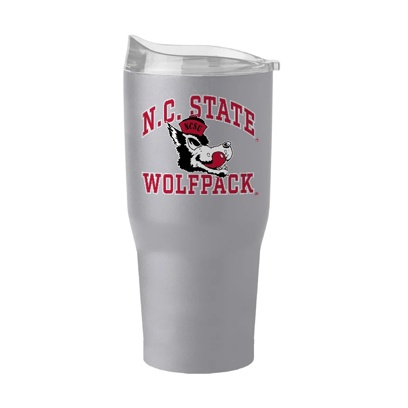 Best Custom Mugs For Teams-NC State Vault Stone 30oz Athletic Powder Coat Tumbler