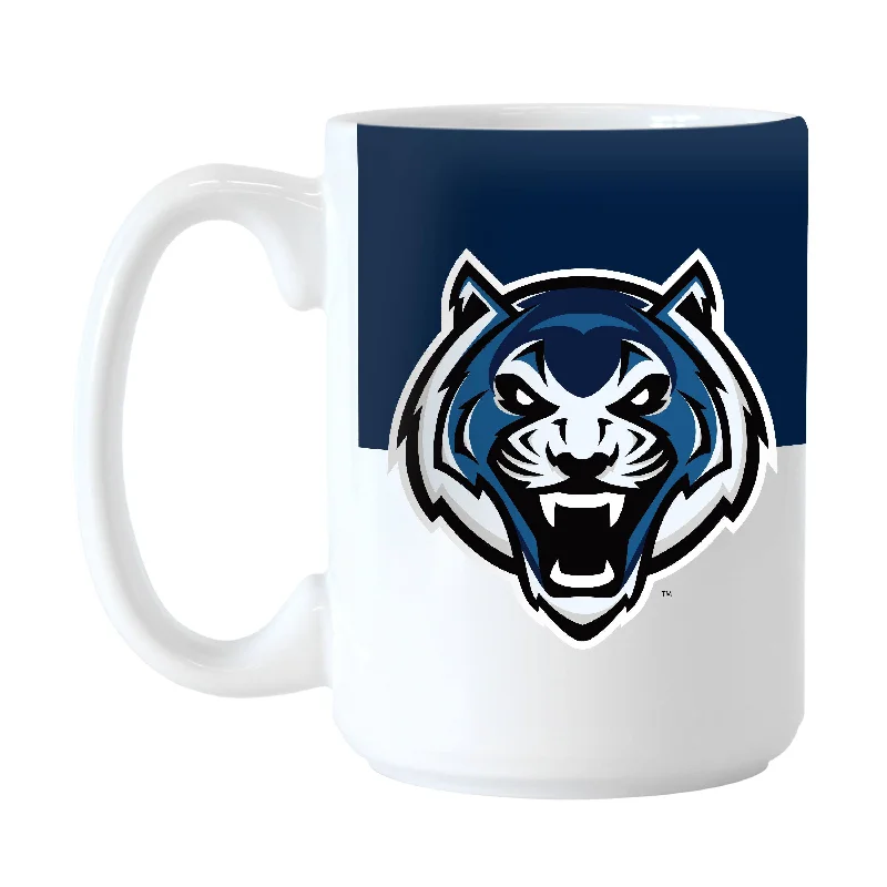 Customized Team Mugs For Holiday Gifts-Lincoln University Missouri 15oz Colorblock Sublimated Mug