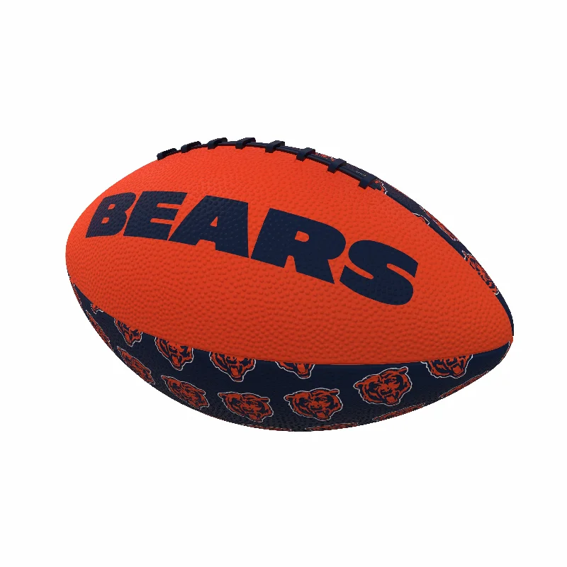 Premium Quality Rugby Balls For Schools-Chicago Bears Repeating Mini-Size Rubber Football