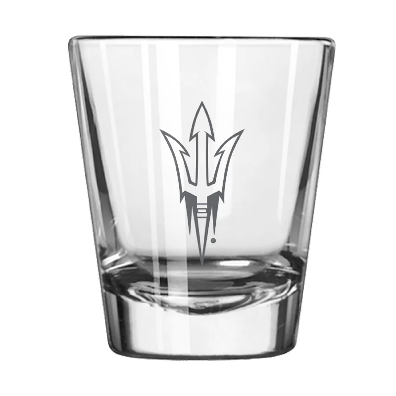 Custom Team Mugs For Volunteer Groups-Arizona State 2oz Frost Shot Glass