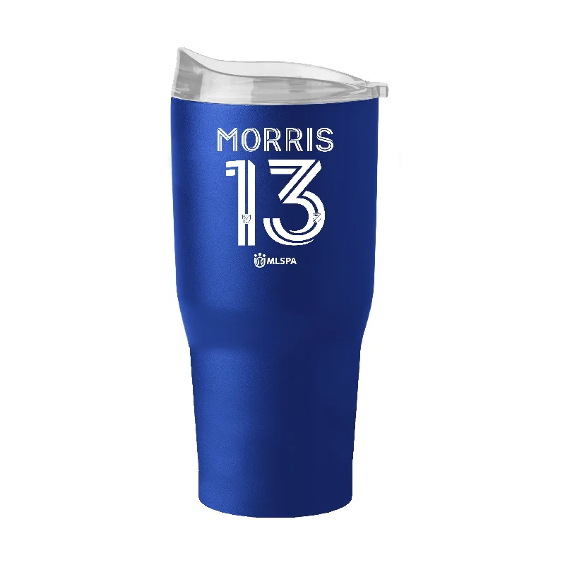 Personalized Team Mugs For Promotions-Seattle Sounders Jordan Morris 30oz Powder Coat Tumbler