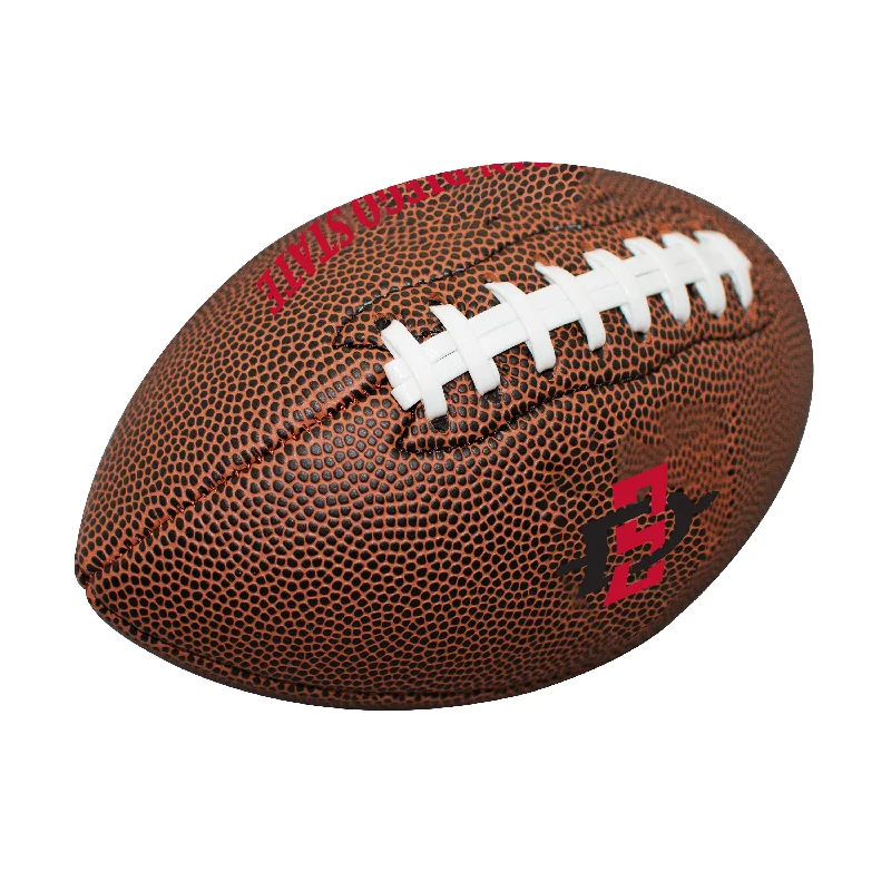 Rugby Balls For Enhanced Power-San Diego State Mini Size Composite Football