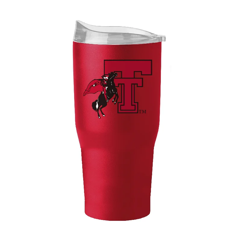 Custom Mugs For Club Members-Texas Tech Vault 30oz Flipside Powder Coat Tumbler