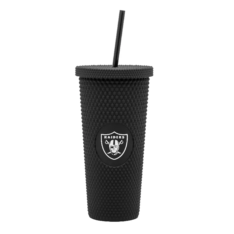 Team Mugs For Football Fans-Las Vegas Raiders 24oz Studded Tumbler