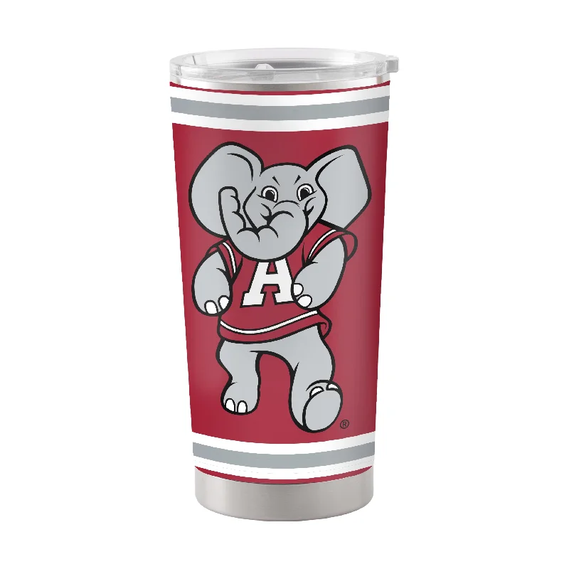 Team Mugs With Custom Patterns-Alabama 20oz Goody Stainless Steel Tumbler