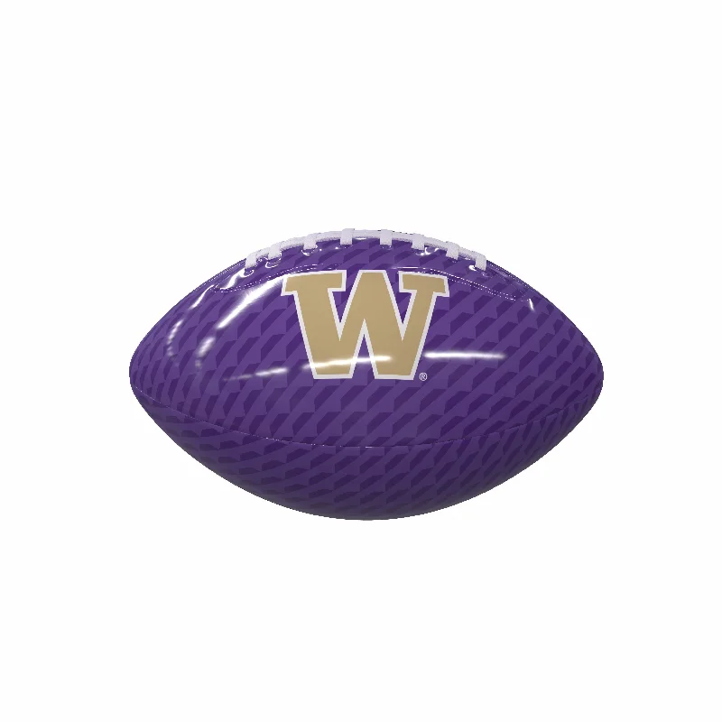 Rugby Balls For Kids-Washington Carbon Fiber Mini Glossy Football