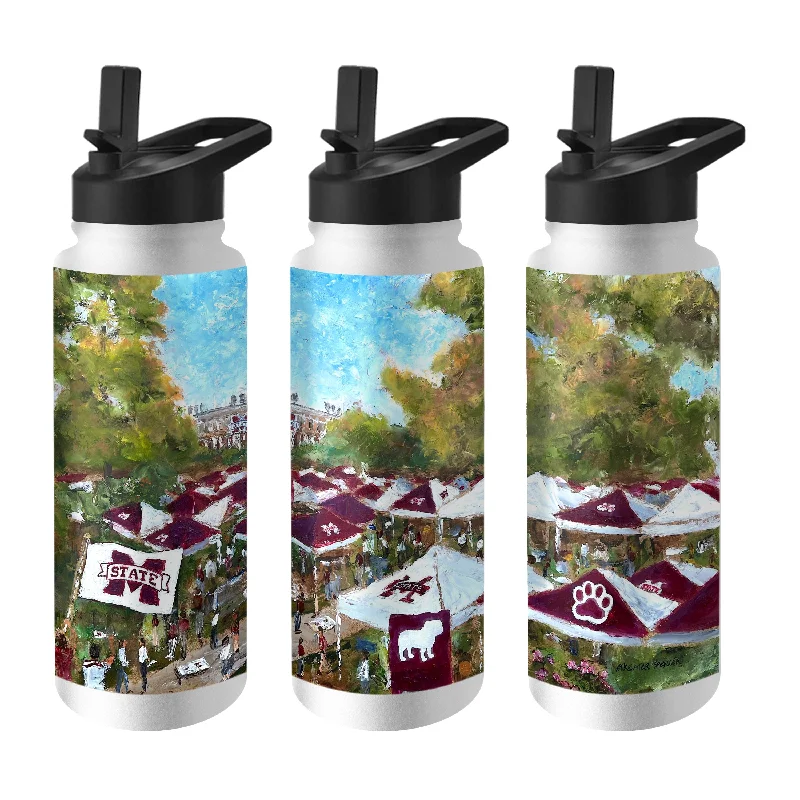 Team Mugs For Employee Recognition-Mississippi State 34oz Collector Quencher Bottle