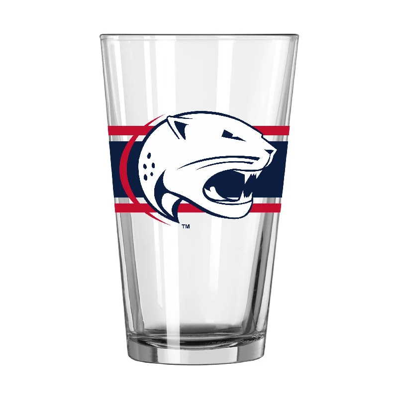 Limited Edition Team Mugs-South Alabama 16oz Stripe Pint Glass