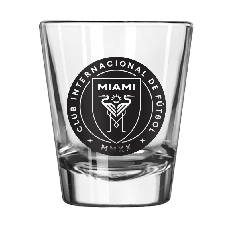 Team Mugs With Custom Artwork-Inter Miami 2oz Gameday Shot Glass