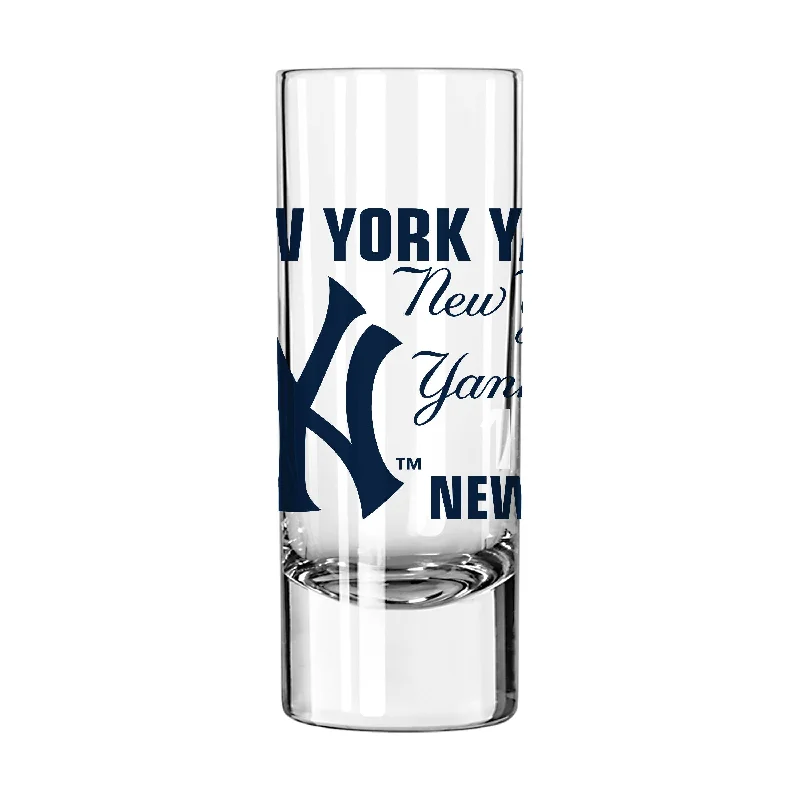 Team Mugs With Custom Artwork-New York Yankees 2.5oz Spirit Shooter