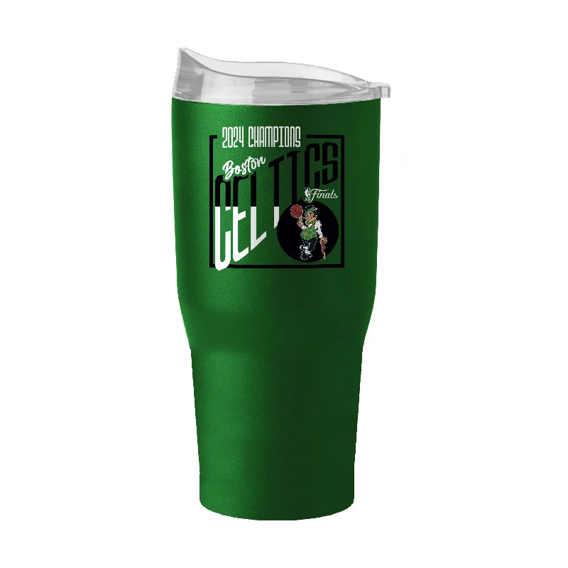 Team Mugs With Logos For Fundraisers-Boston Celtics 30oz 2024 NBA Finals Champions Powder Coat Tumbler