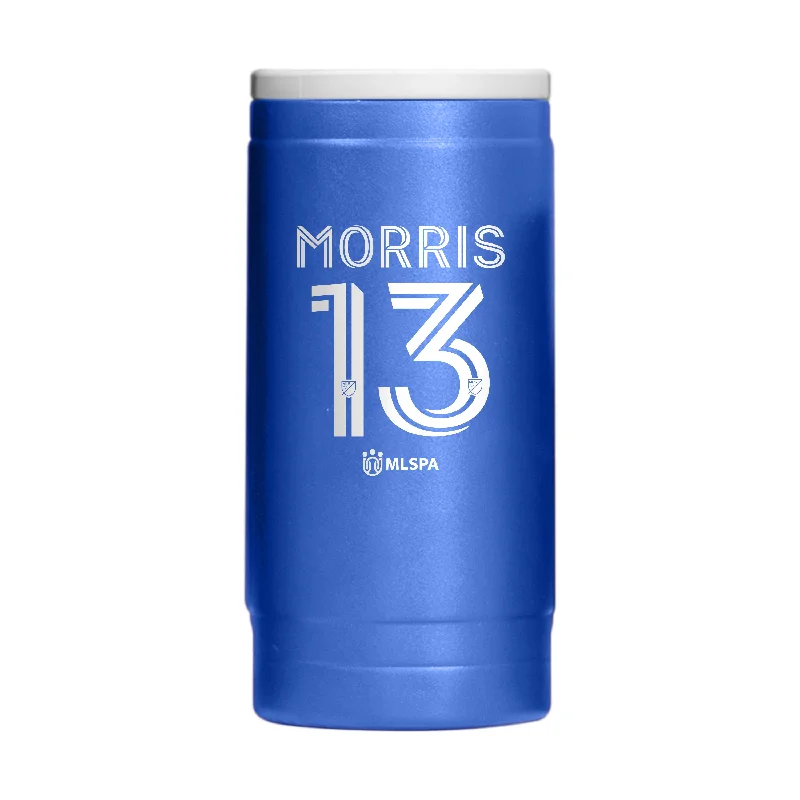 Customized Team Mugs For Special Events-Seattle Sounders Jordan Morris 12oz Powdercoat SlimCan Coolie