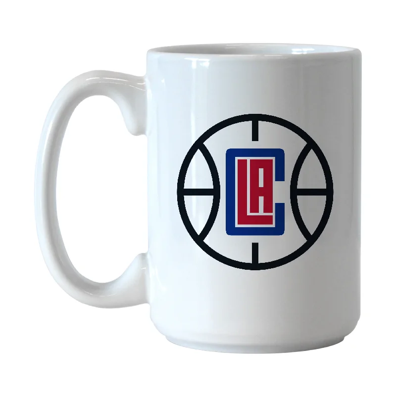 Custom Mugs For Team Gatherings-Los Angeles Clippers 15oz Gameday Sublimated Mug