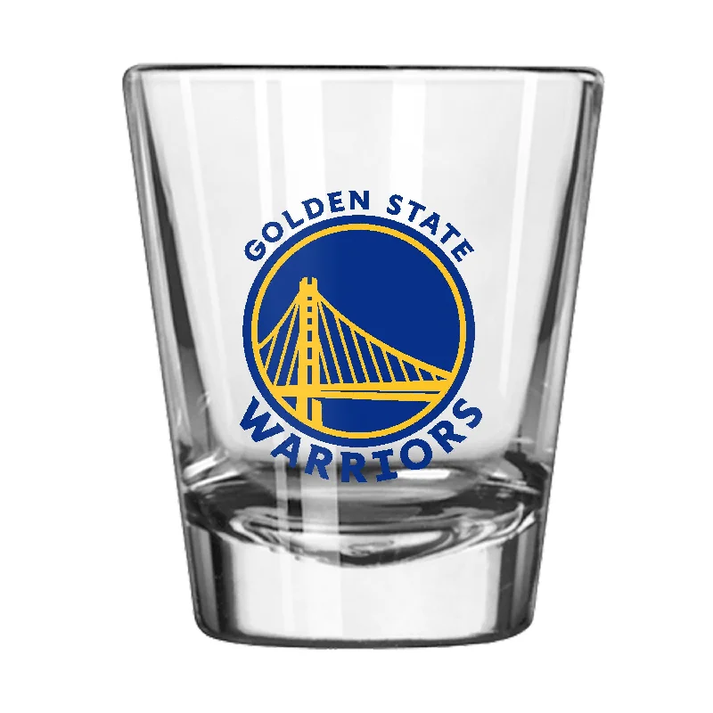 Personalized Team Mugs For Coaches And Players-Golden State Warriors 2oz Swagger Shot Glass