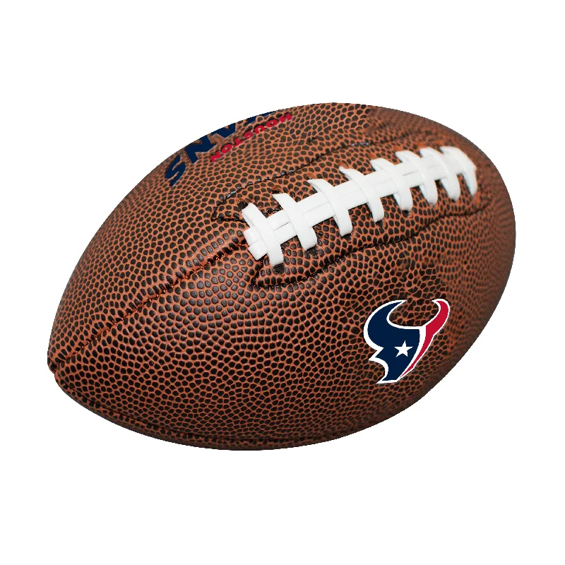 Rugby Balls For Professionals-Houston Texans Mini Size Composite Football