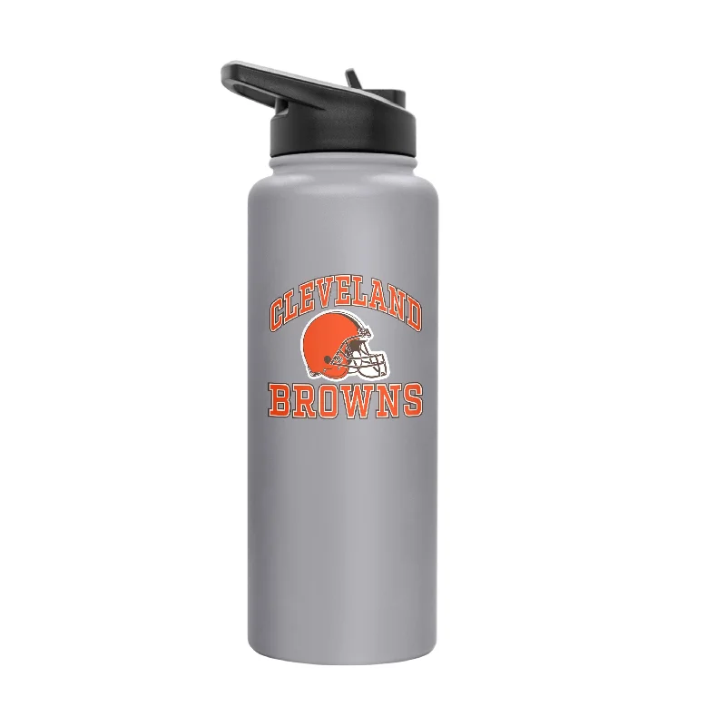 Custom Team Mugs With Graphics-Cleveland Browns 34oz Athletic Quencher Bottle