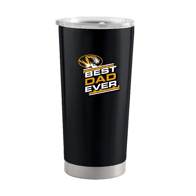 Team Mugs For Workplace Teams-Missouri 20oz Best Dad Ever Stainless Tumbler