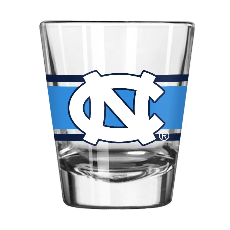 Personalized Team Mugs With Funny Quotes-North Carolina 2oz Stripe Shot Glass