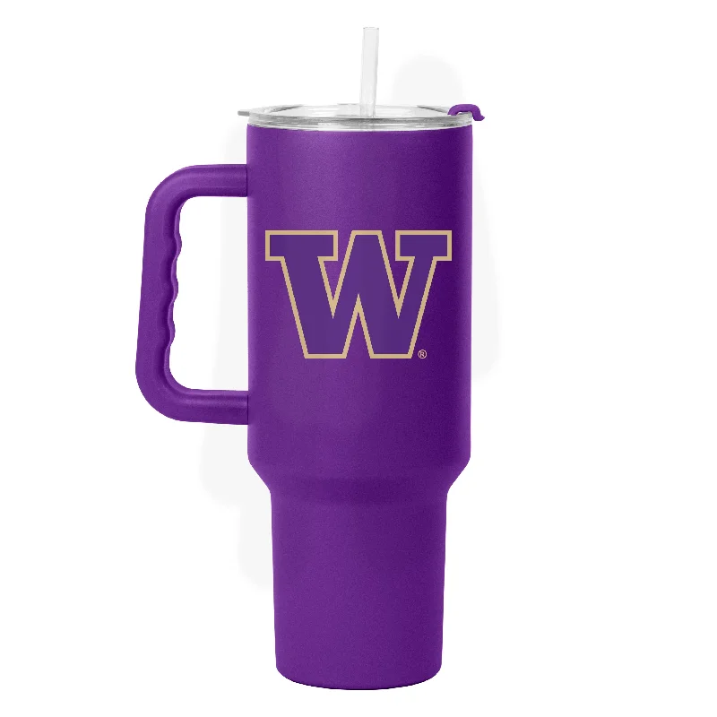 Team Mugs For New Teams-Washington 40oz Flipside Powder Coat Tumbler